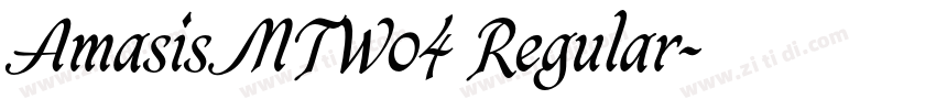 AmasisMTW04 Regular字体转换